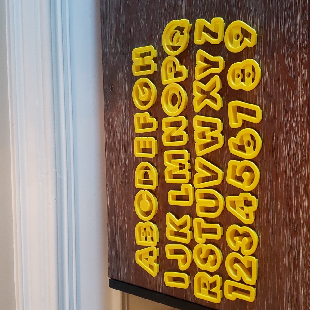 COPY - Vintage! Alphabet and Numbers Cookie Cutters
